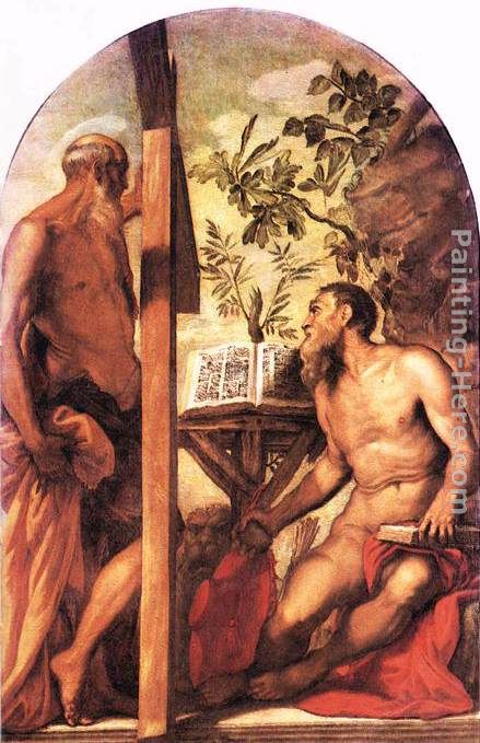 Jacopo Robusti Tintoretto St Jerome and St Andrew